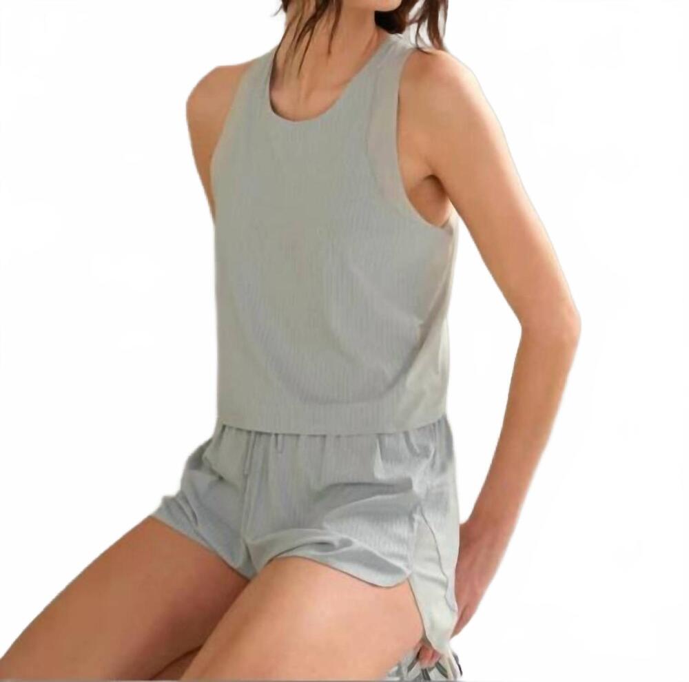 NEW RHONE lightspeed tank top in sage gray